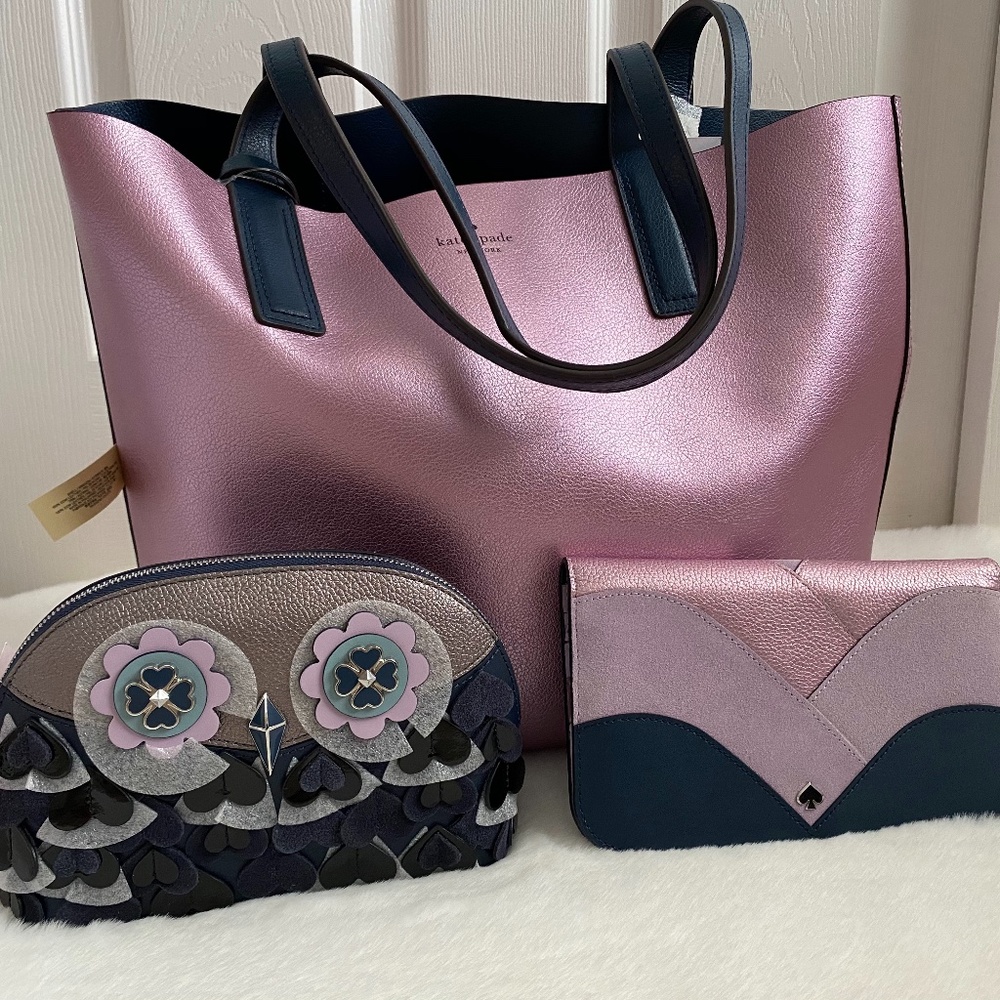 NWT Kate Spade Zibbi Owl Bundle Set